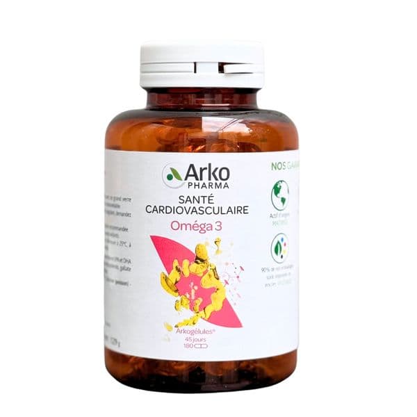 Arkopharma Arkogélules® Omega 3, Sức Khỏe Tim Mạch