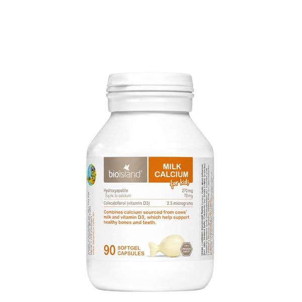 Bio Island Milk Calcium For Kids Hộp 90 Viên