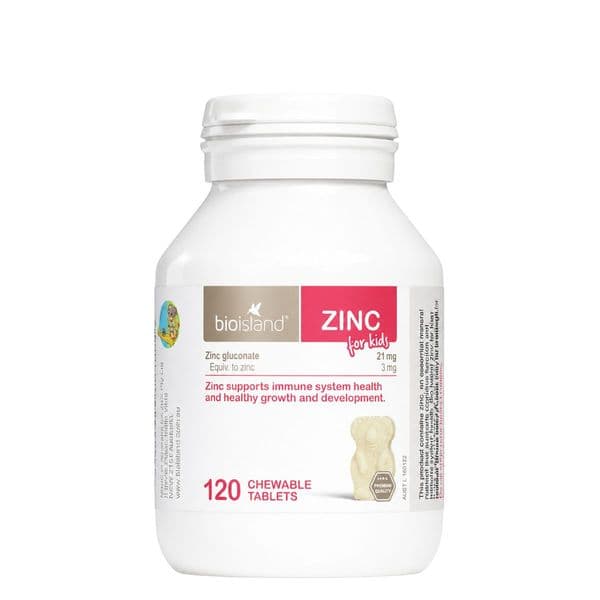 Bio Island Zinc For Kids – Viên Nhai Bổ Sung Kẽm Cho Trẻ Từ 1 Tuổi