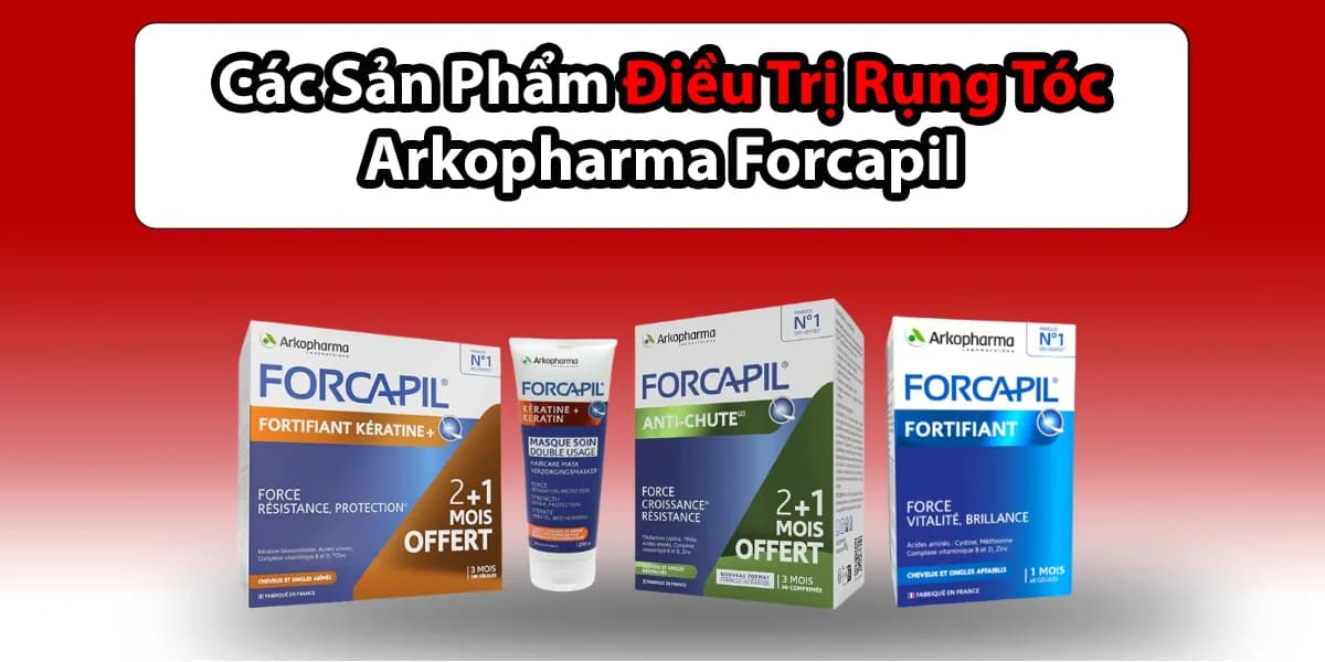 Không Còn Rụng Tóc Với Arkopharma Forcapil