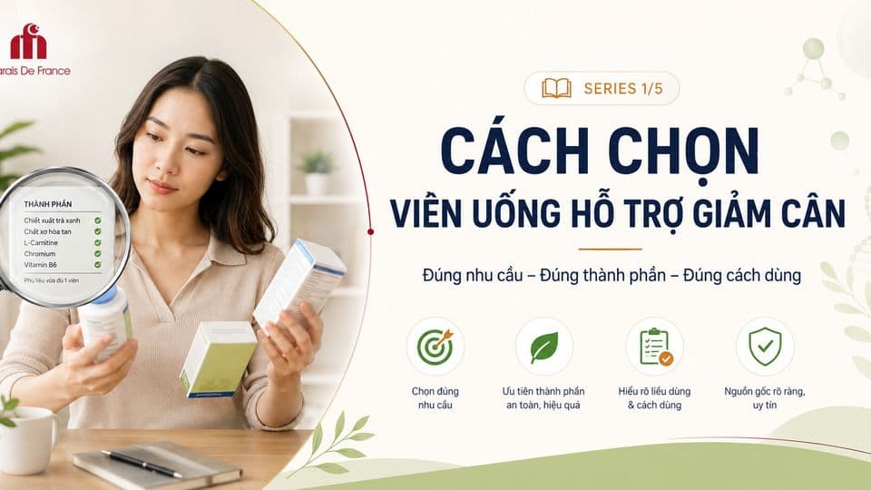 Cách chọn viên uống hỗ trợ giảm cân: Đừng chọn theo quảng cáo, hãy chọn theo nhu cầu cơ thể