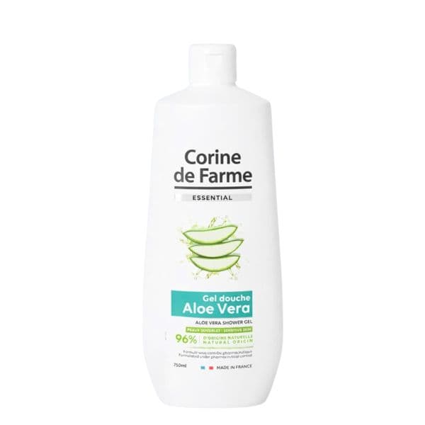 Gel tắm Corine de Farme Essential Aloe Vera 750ml