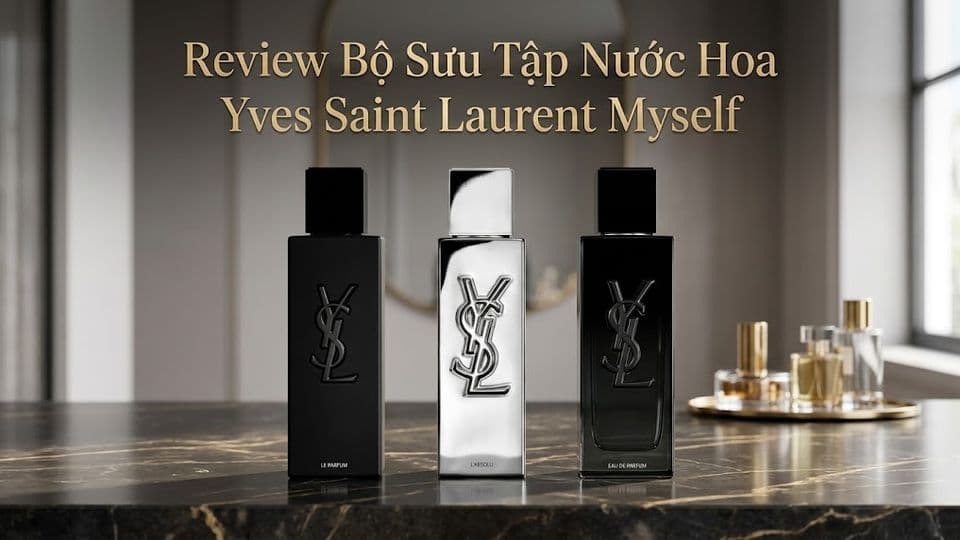 So sánh 3 phiên bản YSL MYSLF: EDP, Le Parfum, Absolu