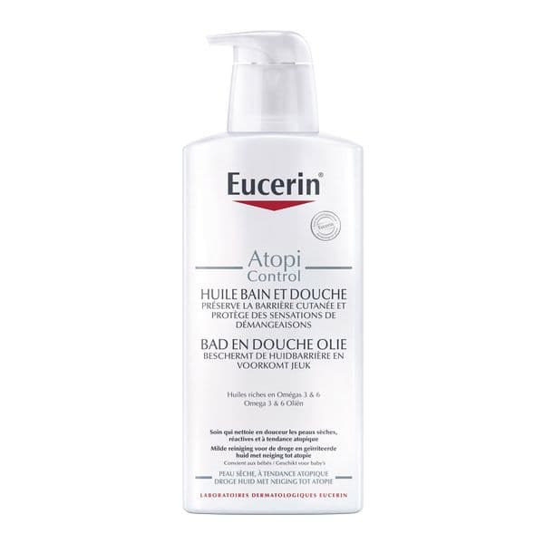 Dầu Tắm và Sữa Tắm Eucerin AtopiControl 400ml