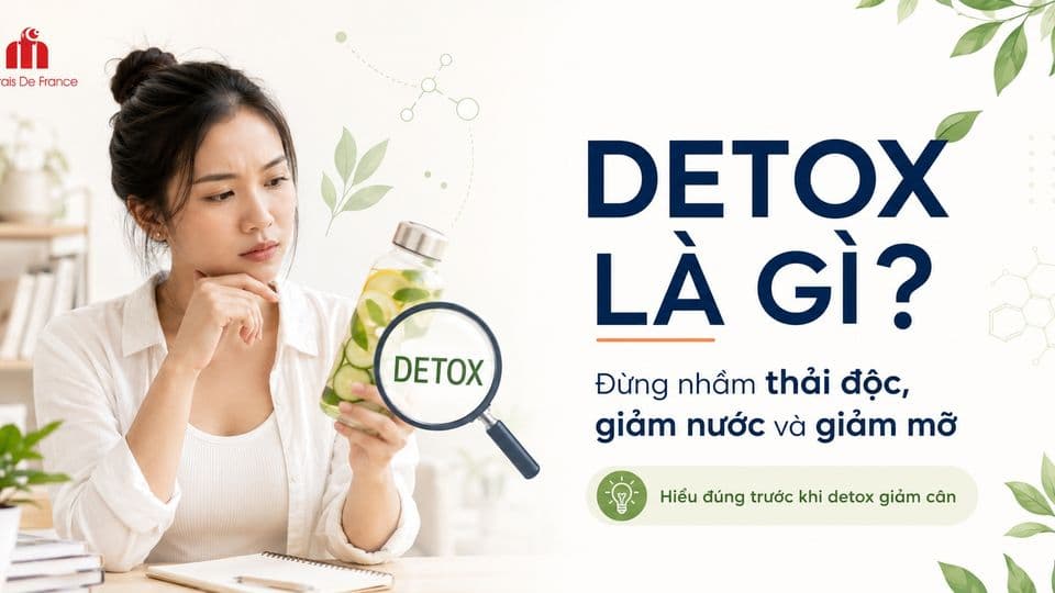 Detox là gì? Đừng nhầm thải độc, giảm nước và giảm mỡ