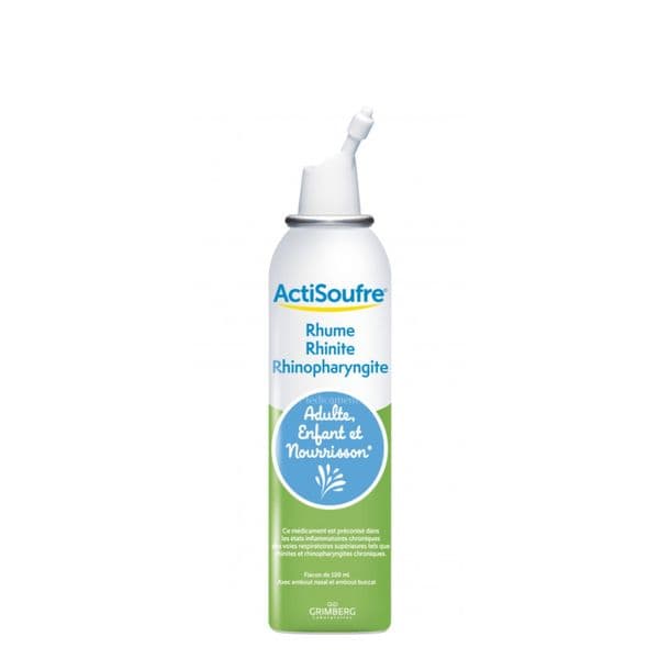 Dung Dịch Actisoufre Trị Viêm Mũi Họng Mạn Tính