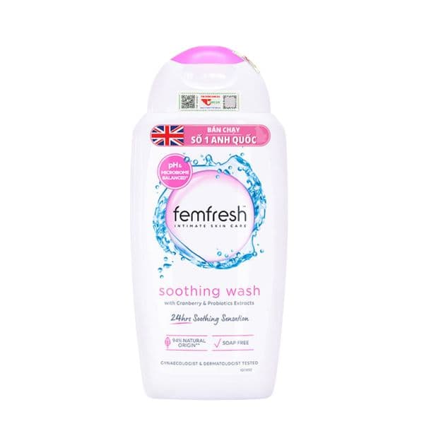 Dung dịch vệ sinh phụ nữ Femfresh Soothing Wash