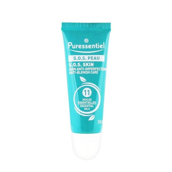 Gel Giảm Mụn Mờ Sẹo Thâm Puressentiel SOS Peau 10ml