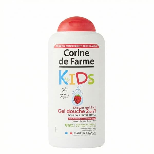 Gel tắm cho bé Corine de Farme Kids 300ml, tắm và gội