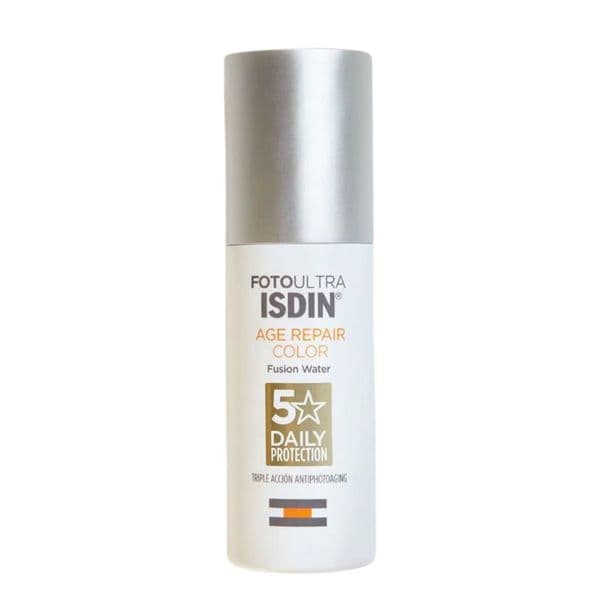 Chống Nắng Isdin FotoUltra Age Repair Color Fusion Water, Chống Lão Hóa, Có Màu