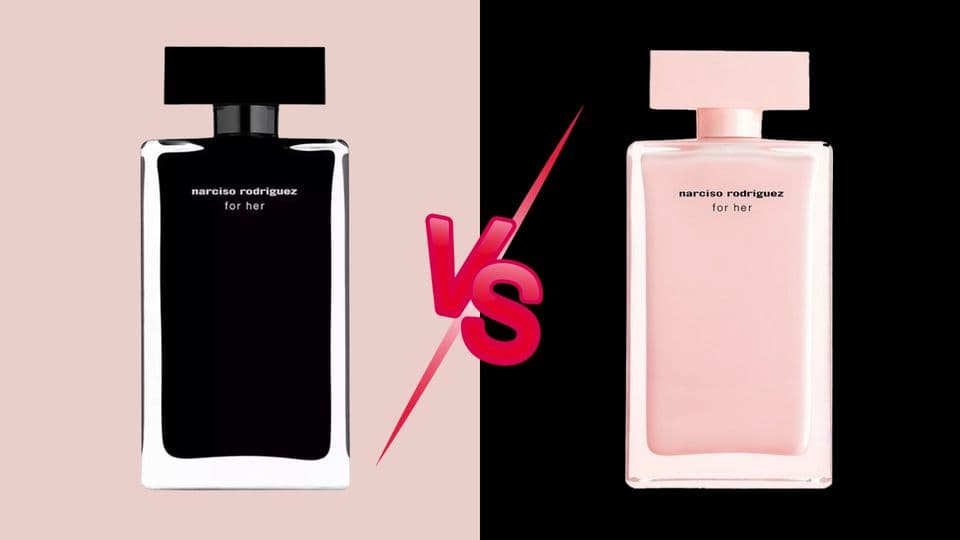 So sánh Narciso For Her EDT và EDP: Hồng hay đen?