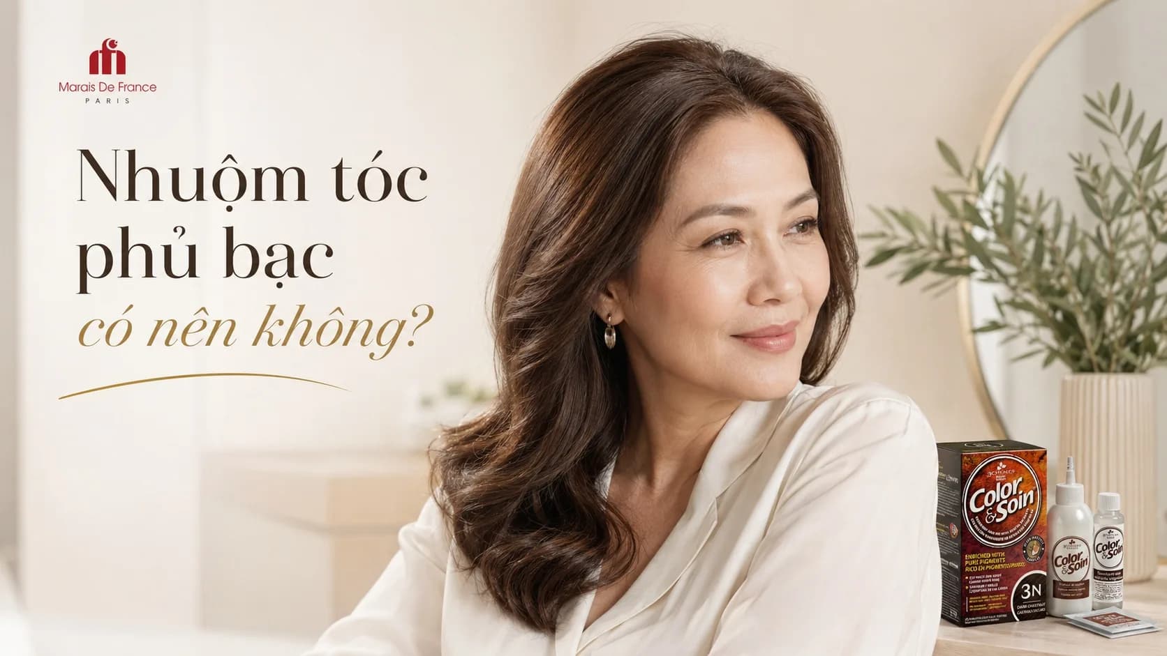 Nhuộm tóc phủ bạc là gì? Có nên nhuộm tóc phủ bạc không?