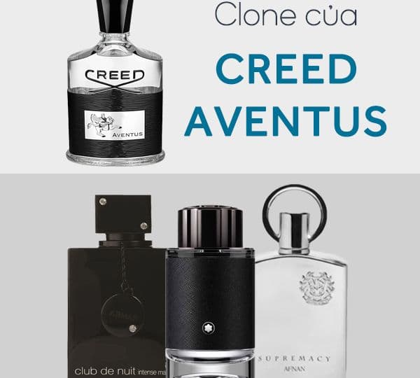 Những chai nước hoa clone của Creed Aventus