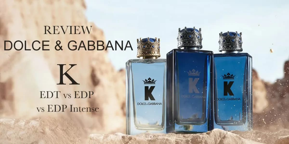 So Sánh Dolce & Gabbana K EDT, EDP Và Intense