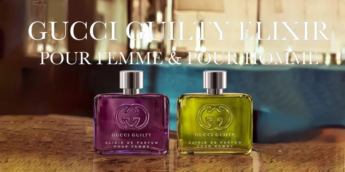 Nước Hoa Gucci Guilty Elixir Puor Homme Và Pour Femme