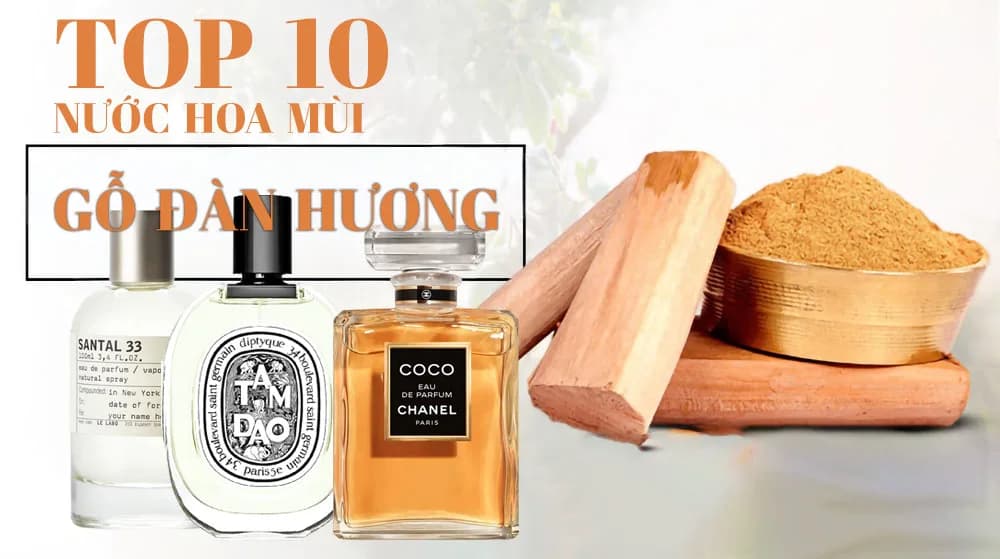 Nước Hoa Mùi Gỗ Đàn Hương: Top 10 Lựa Chọn Tốt Nhất