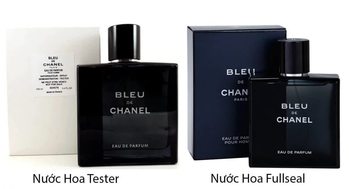 Sự khác biệt giữa nước hoa Tester và Fullseal