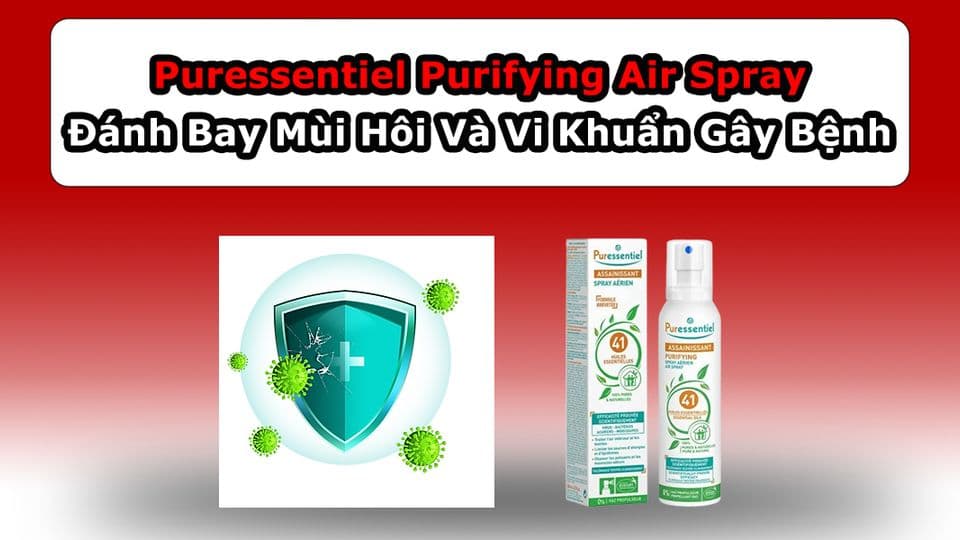 Puressentiel Purifying Air Spray – Đánh Bay Mùi Hôi Và Vi Khuẩn Gây Bệnh