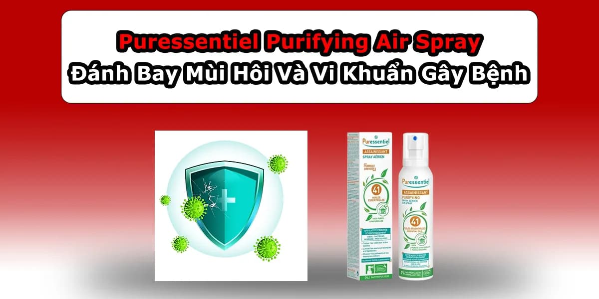 Puressentiel Purifying Air Spray – Đánh Bay Mùi Hôi Và Vi Khuẩn Gây Bệnh