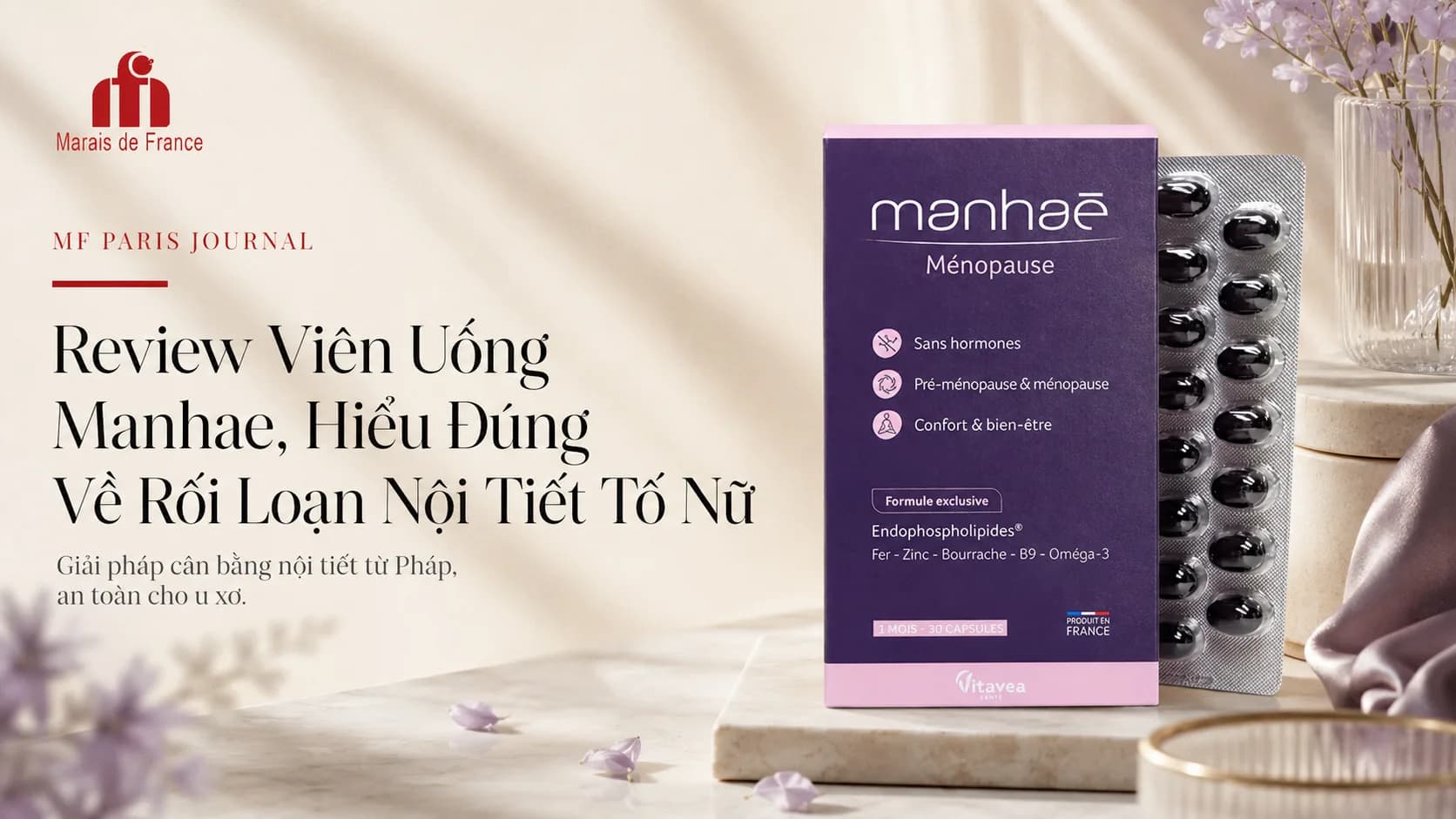 Review viên uống Manhae: Thành phần, cách dùng, lưu ý