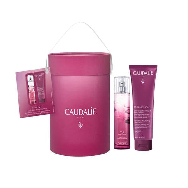 Set Nước Hoa Và Body Lotion Caudalie Thé des Vignes