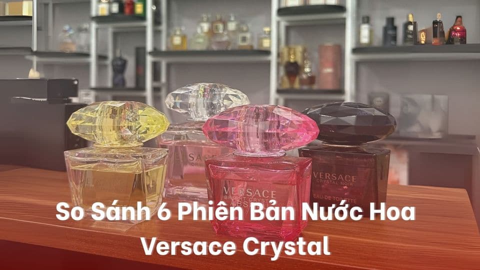 So Sánh 6 Phiên Bản Versace Crystal: Nên Chọn Loại Nào?