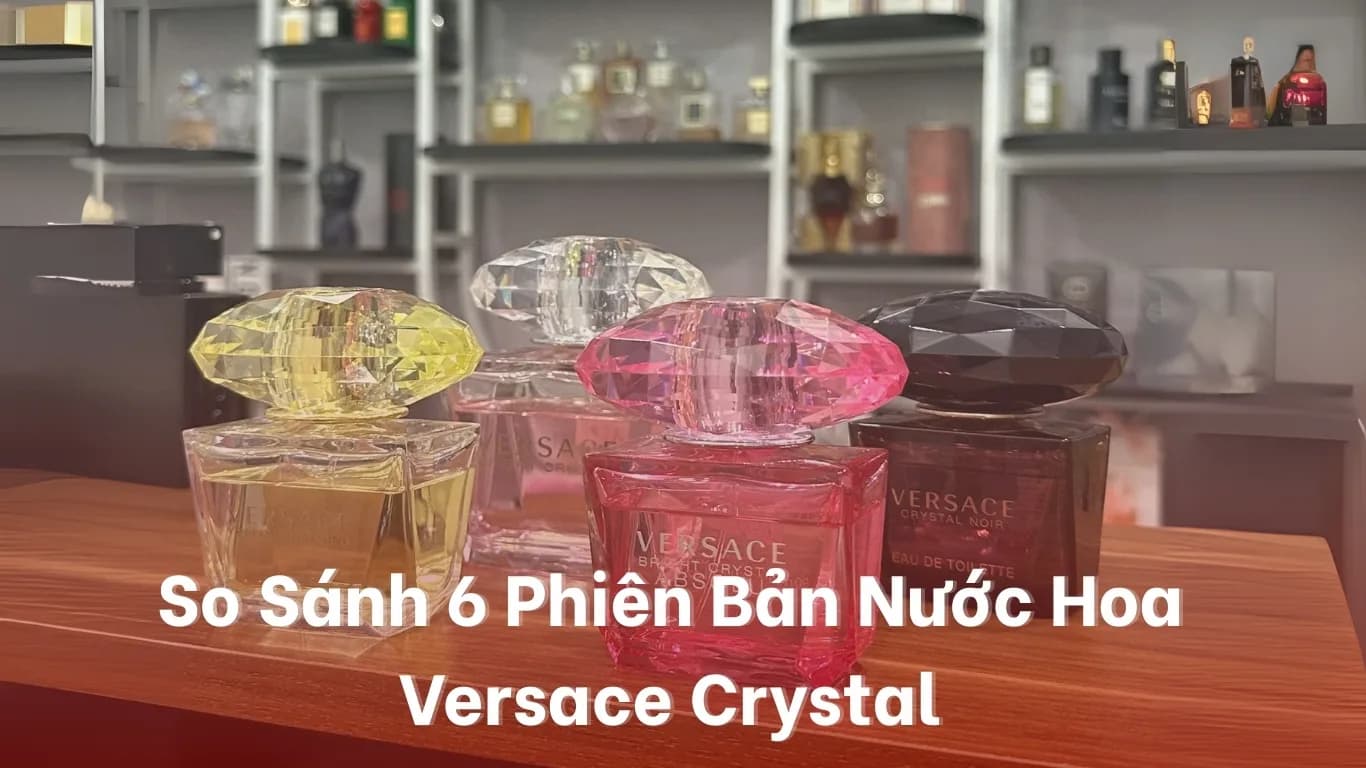 So Sánh 6 Phiên Bản Versace Crystal: Nên Chọn Loại Nào?