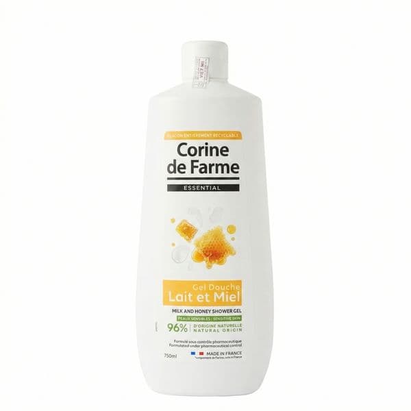 Sữa tắm Corine de Farme Essential Milk and Honey 750ml