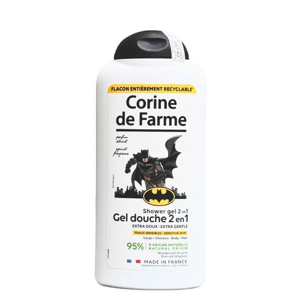 Sữa tắm gội 2 trong 1 Corine de Farme Batman, cho bé trai, 300ml