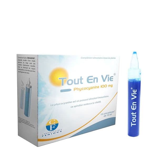 Tảo Pháp Uống Tout En Vie Phycocyanine 100 mg