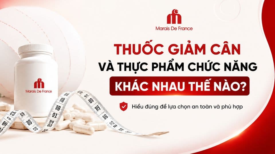 Thuốc Giảm Cân và Thực Phẩm Chức Năng Khác Nhau Thế Nào?