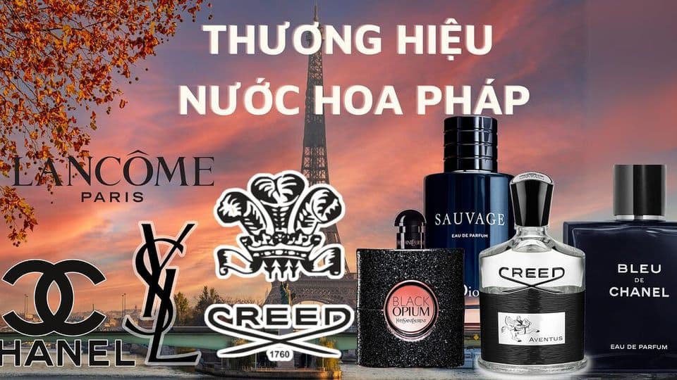 Điểm Danh 16 Thương Hiệu Nước Hoa Pháp Đình Đám