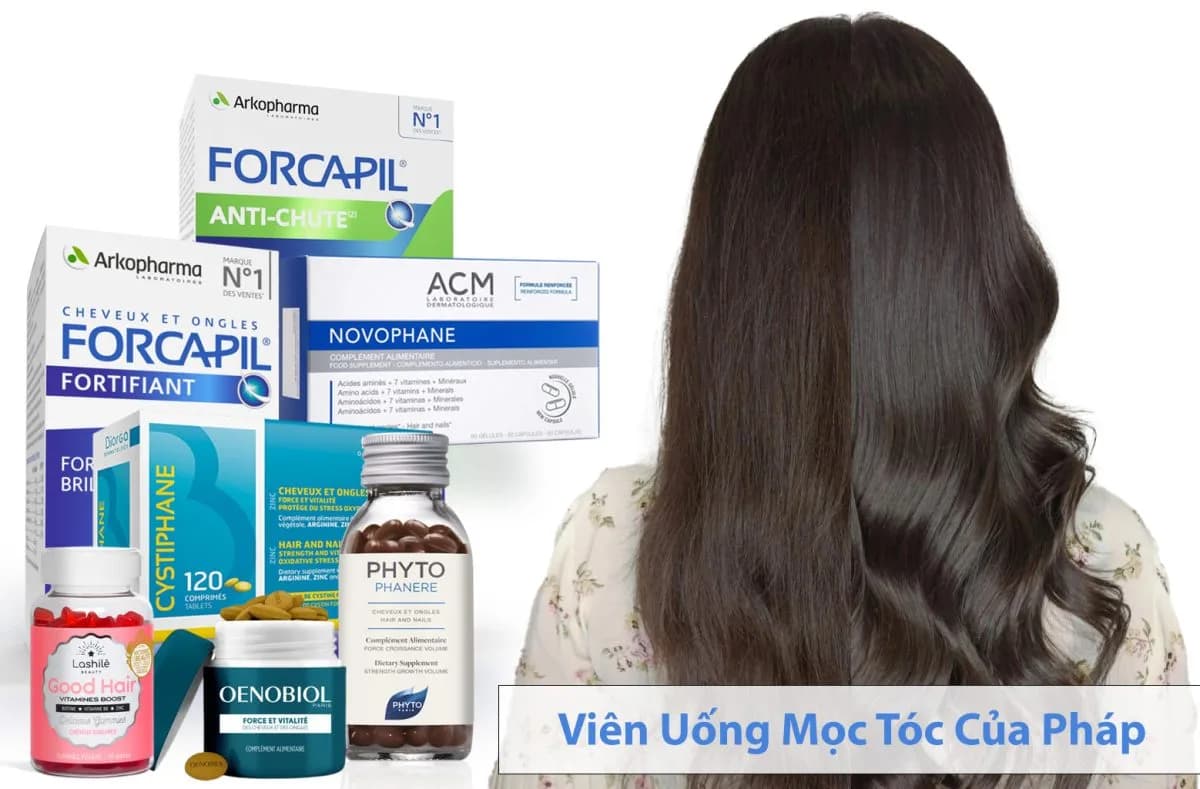 Top 7 Viên Uống Mọc Tóc Của Pháp An Toàn Hiệu Quả