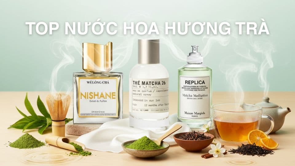 Top 10 nước hoa hương trà tinh tế đáng thử năm 2026