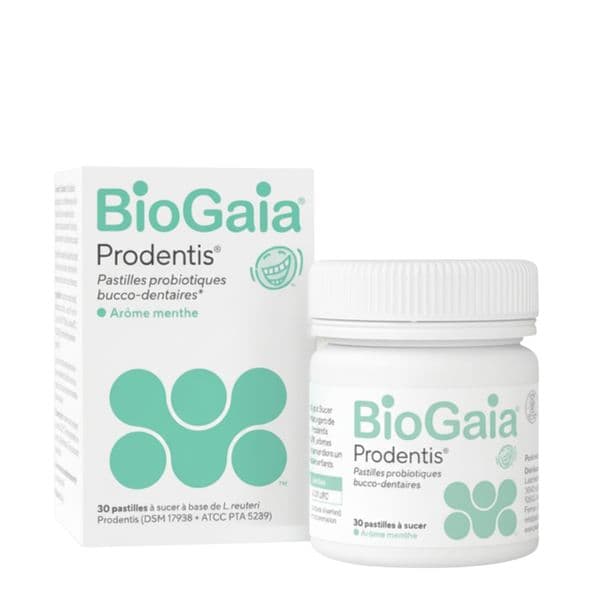 Viên Ngậm Thơm Miệng BioGaia Prodentis 30 Viên, Vị Táo Bạc Hà