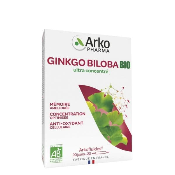 Nước Uống Bổ Não ArkoPharma Arkofluides Ginkgo Biloba