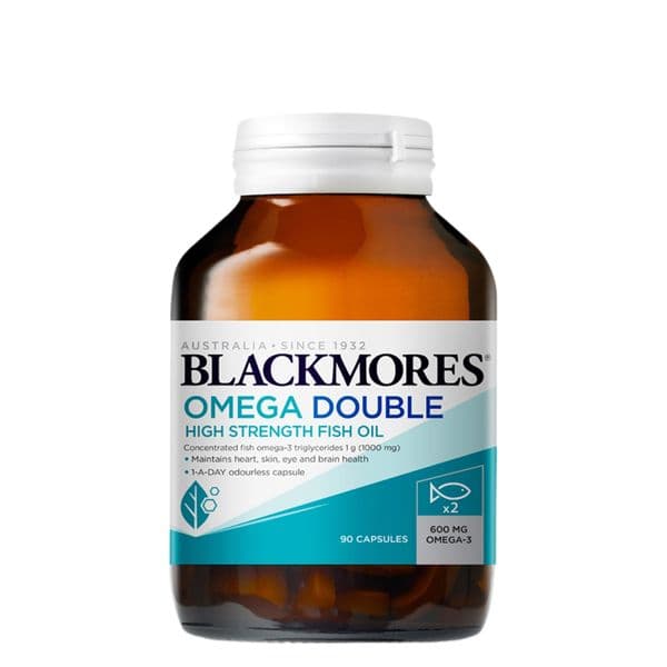 Viên Uống Dầu Cá Blackmores Omega Double High Strength Fish Oil