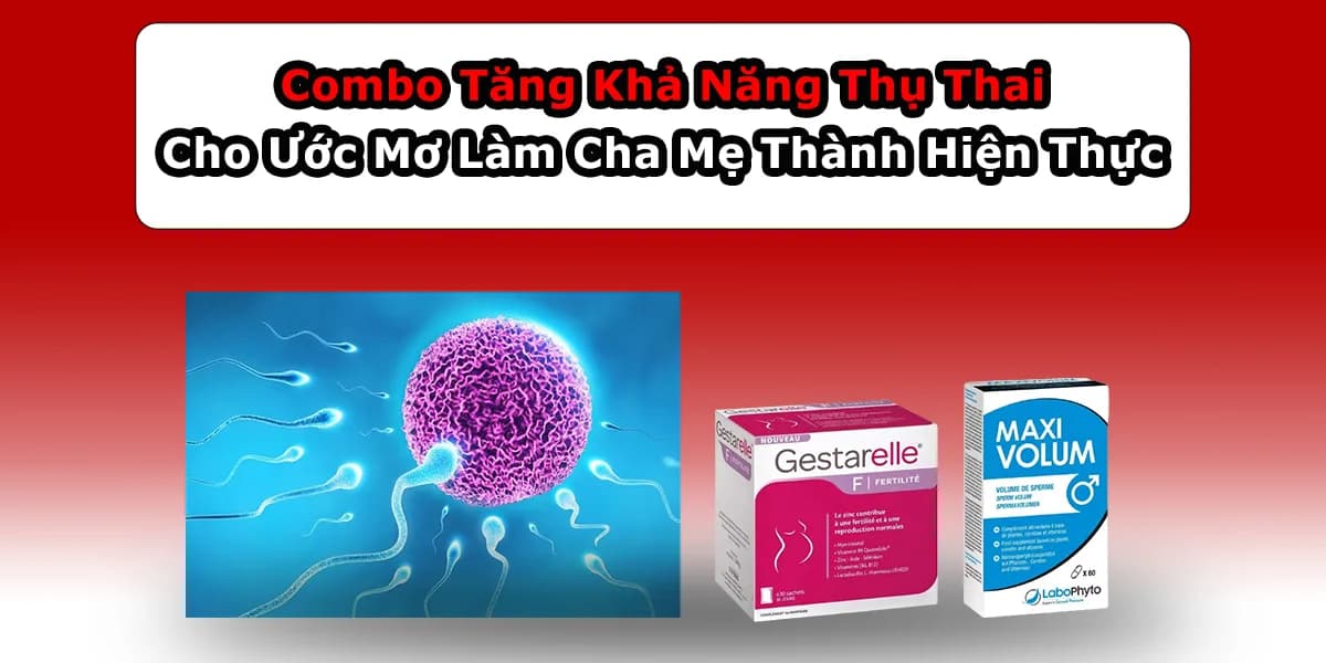 Combo Tăng Khả Năng Thụ Thai Cho Ước Mơ Làm Cha Mẹ Thành Hiện Thực