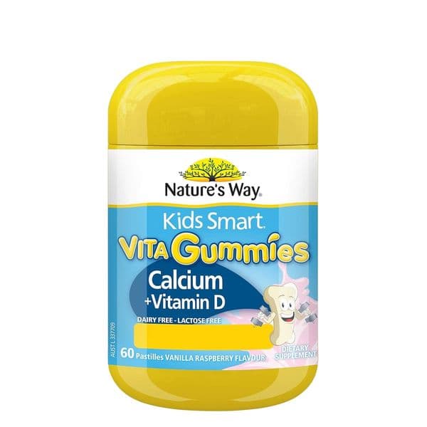 Kẹo Dẻo Canxi Nature's Way Kids Smart Vita Gummies Cho Bé