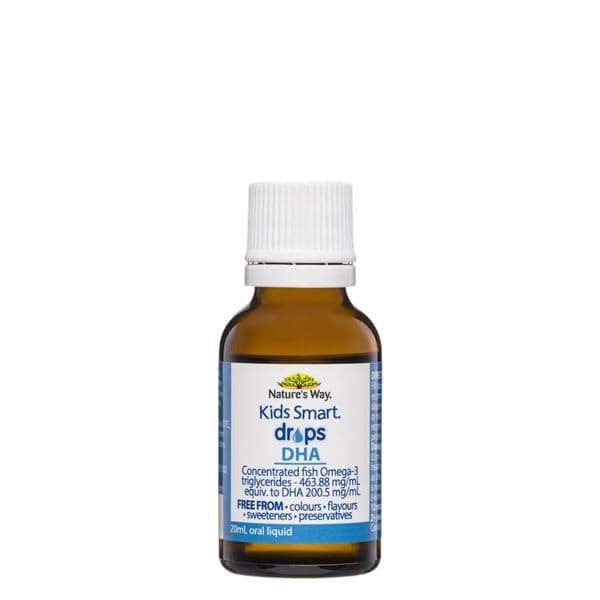 Nature's Way Kids Smart Drops DHA, Hỗ Trợ Trí Não Trẻ Sơ Sinh