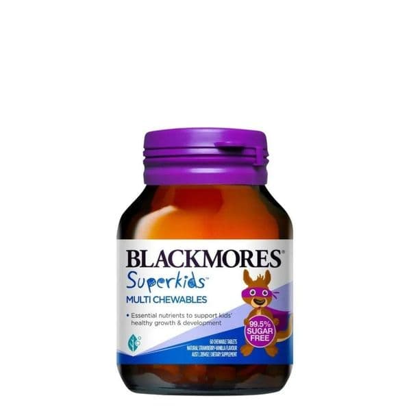 Viên Nhai Vitamin Tổng Hợp Cho Bé Blackmores Superkids Multi Chewables