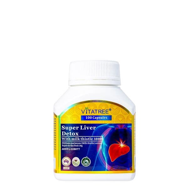 Viên Uống Thải Độc Gan Vitatree Super Liver Detox 38,000mg