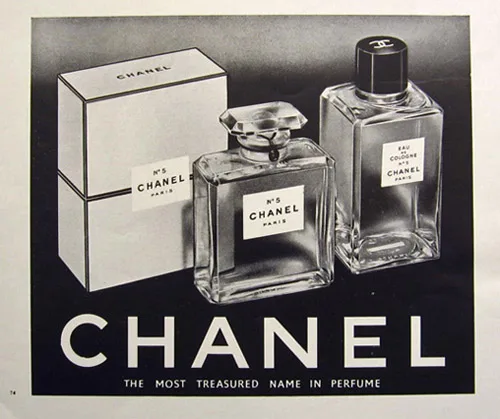 Hình ảnh Chanel N°5 trong tư liệu năm 1953