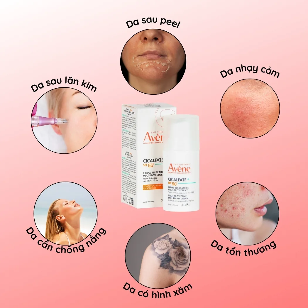 Kem phục hồi đa năng Avène Cicalfate + Multiprotective Repair Cream SPF50+