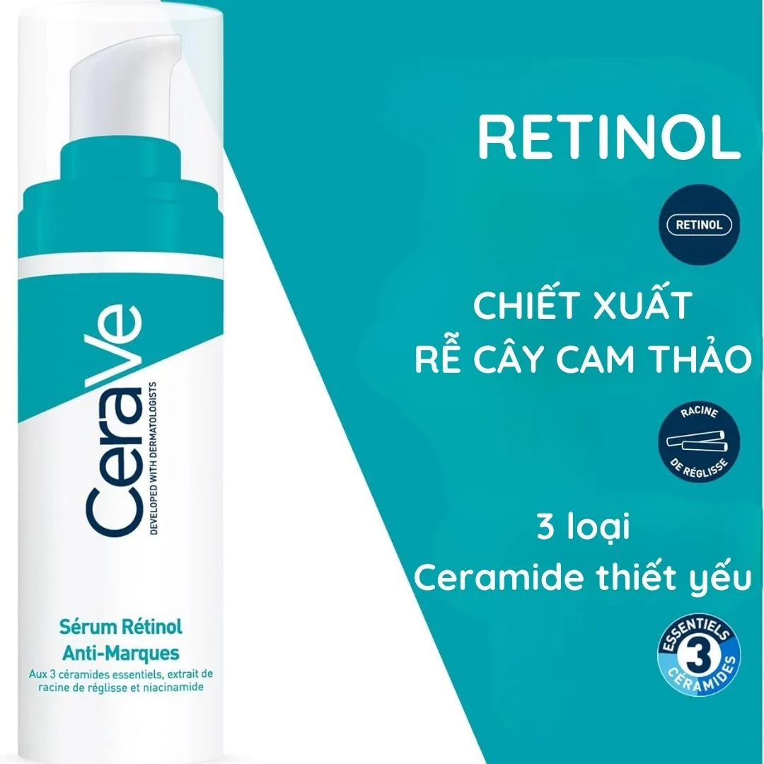 Thành phần CeraVe Retinol Anti-Marques