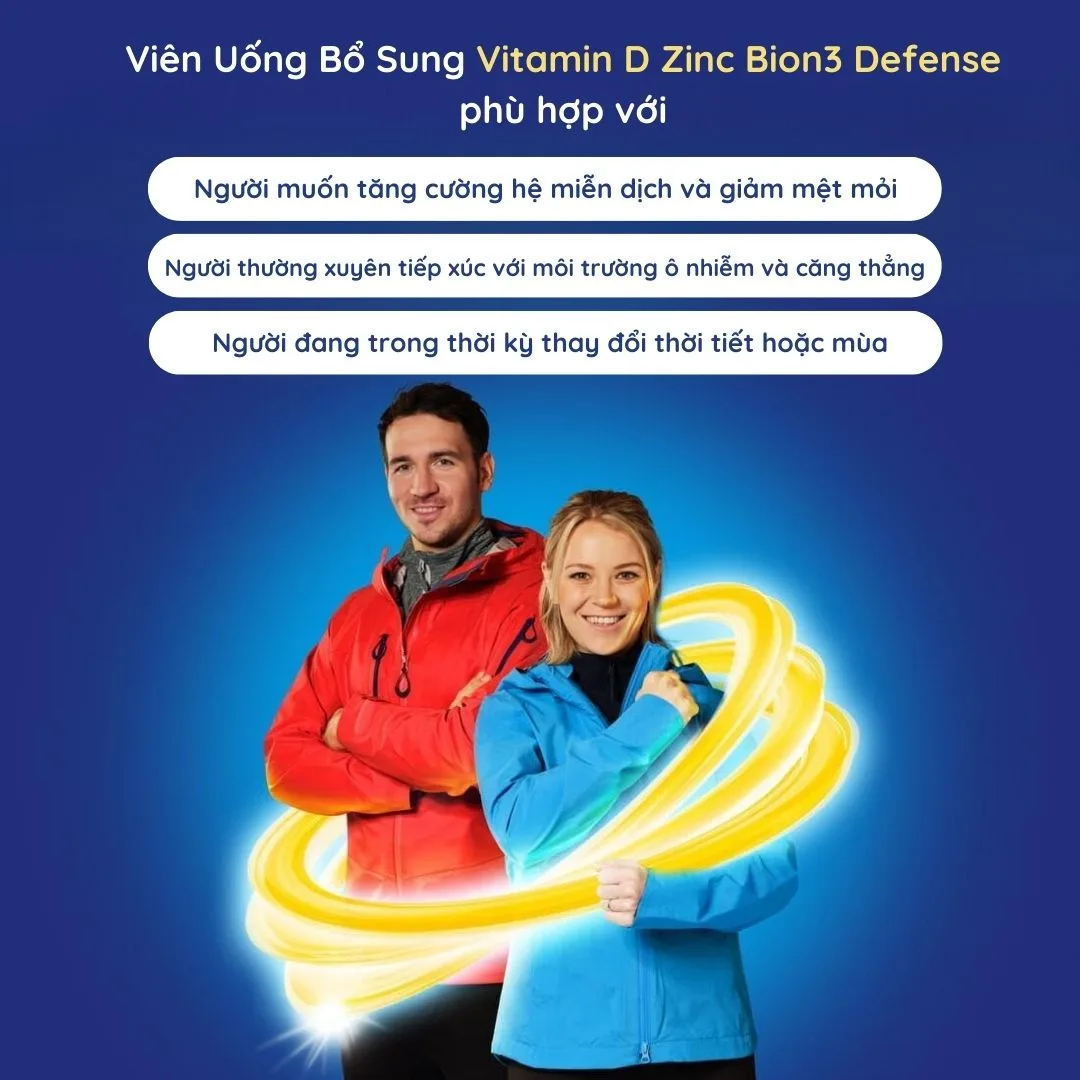 Ai nên dùng Vitamin D Zinc Bion3 Defense?