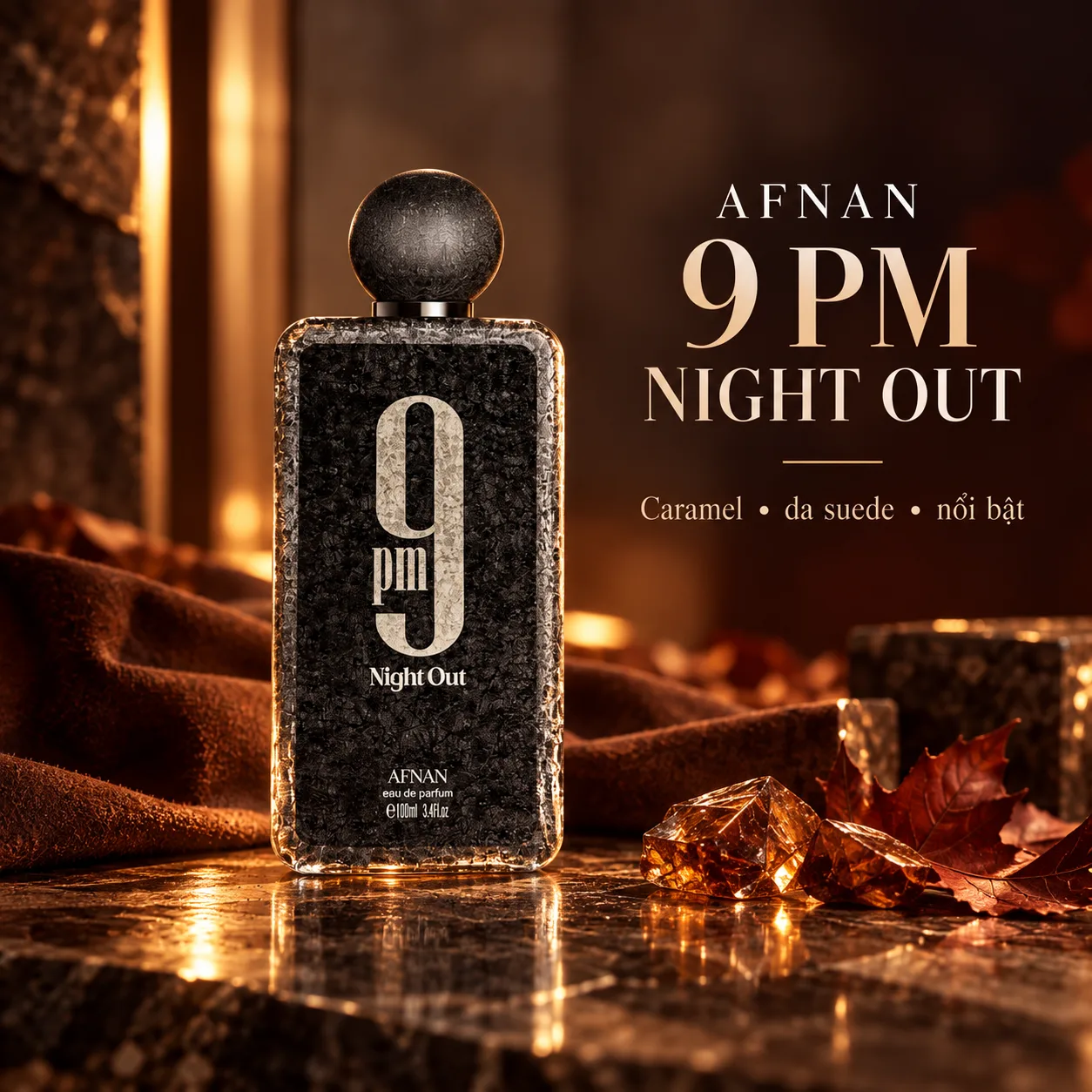 Afnan 9 PM Night Out nước hoa đi chơi tối mùa thu