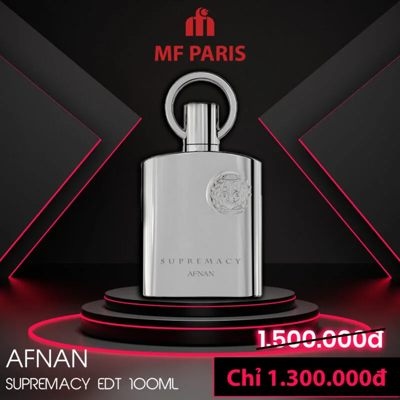 Nước hoa nam chính hãng giá rẻ Afnan Supremacy Silver
