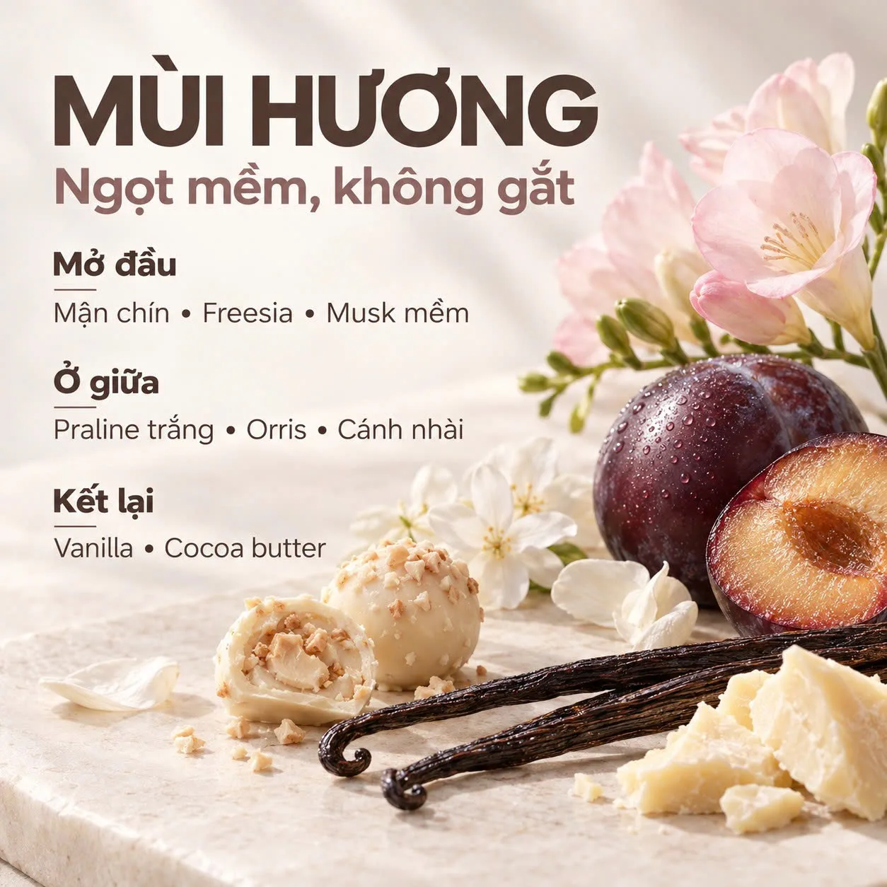 Các tầng hương mận chín, praline và vani của Ariana Grande Mod Vanilla