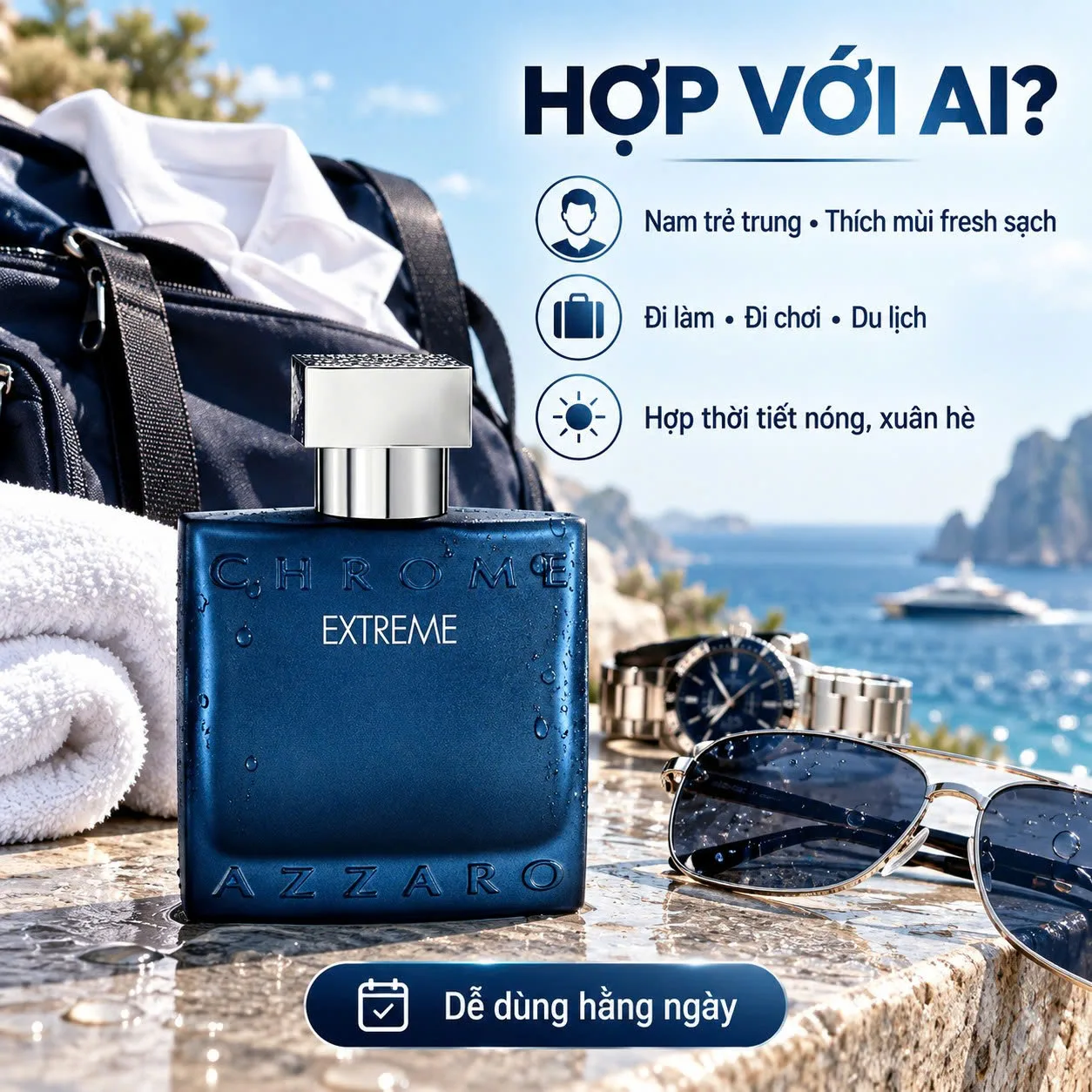Azzaro Chrome Extreme phù hợp với ai